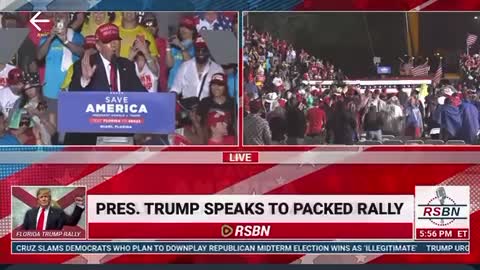 President Trump Rally- The closer in the storm