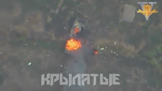 💥 Ukraine Russia War | Russian Lancet Kamikaze Drone Destroys BTR-82A in Robotyne | Zaporizhzh | RCF