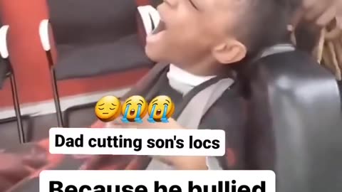 A Dad Cuts Son's Locs After Kid Bullies A Cancer Patient