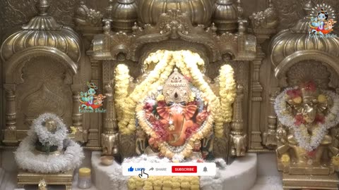 Shree Siddhivinayak Temple Evening Aarti || Ganpati Aarti || सिद्धिविनायक मुंबई || 27th March 2023
