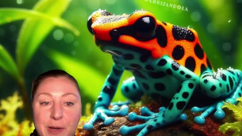 LOOK BUT DON'T TOUCH! Ola talks poison dart frog