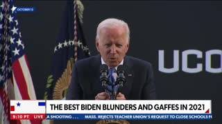 Bumbling Biden: Watch his five biggest blunders of 2021