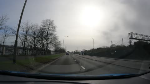 Driving to Plymouth speedlapse GoPro 21st March 2023