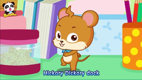 Hickory Dickory Dock | Nursery Rhymes | Kids Songs | BabyBus