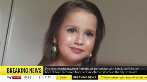 Sara Sharif: Five children recovered at grandfather's home in Pakistan