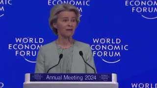 1984 George Orwell, 2024 Ursula von der Leyen in Davos