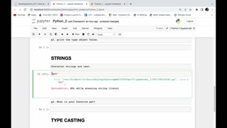 STRINGS DATA TYPES IN PYTHON