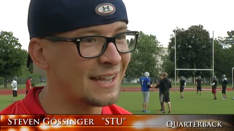 Marc Neblung zu Besuch bei den "Erfurter Indigos" Football