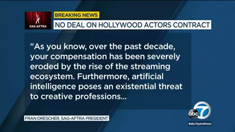 UPDATE: No deal on Hollywood actors contract