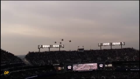 Top 10 Stadium Flyovers, Black Hawks, F-22, B2 Stealth bomber