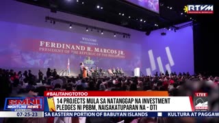 14 projects mula sa natanggap na investment pledges ni PBBM, naisakatuparan na —DTI