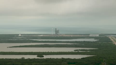 Liftoff in UHD of SpaceX Falcon 9 on CRS-10 Mission