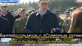 Vucic: the whole world knows who did the attack on Nordstream