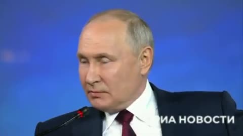 Putin shows historical video about ukraine