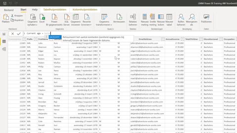 Power BI - Digitaaleon - Les 6 - DAX Functies deel 1