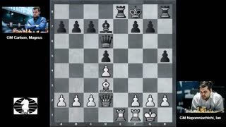 Carlsen, Magnus (2855) White-Nepomniachtchi, Ian (2782) Black World Championship Match 8 Dubai