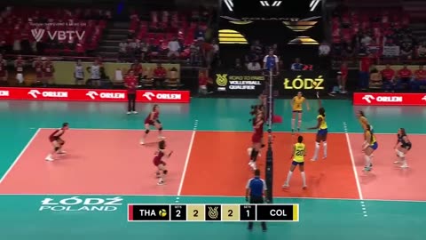 THAILAND vs COLOMBIA _ Women_s 🏀 Volleyball Match Highlights _OQT 2023 👍👍