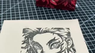 ASMR : demon slayer stamp