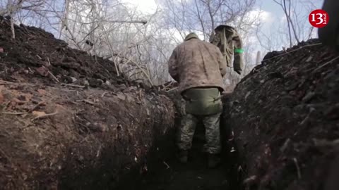 UKRAINE TROOPS DIG TRENCHES ON BAKHMUT OUTSKIRTS - "WE WONT SURRENDER"
