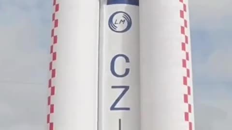 Footage of the CZ7-Y6 rocket during liftoff