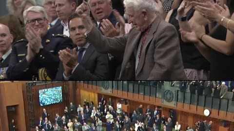 Canadian Parliament Honors and Applauds 98 year old NAZI! You have to check this out! #shorts