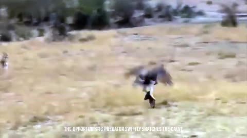 Mother's Love Conquers All: Gazelle Shows Unwavering Courage Against Eagle Threat