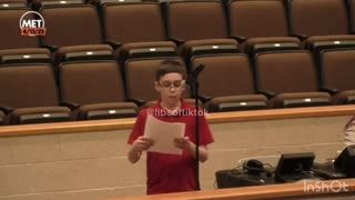 Kid Gets His Chance To Voice His Views