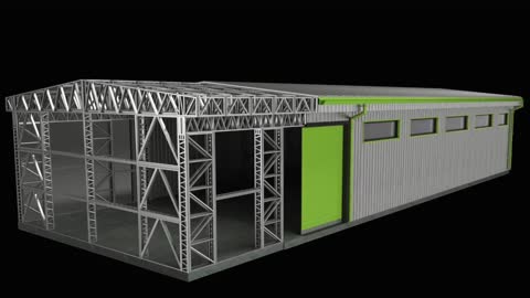 Lightweight steel structures factory by Unic Rotarex®