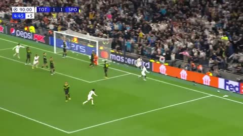 Kane denied in late VAR DRAMA _ UCL HIGHLIGHTS _ Spurs 1-1 Sporting