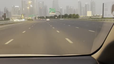 Morning view in Dubai