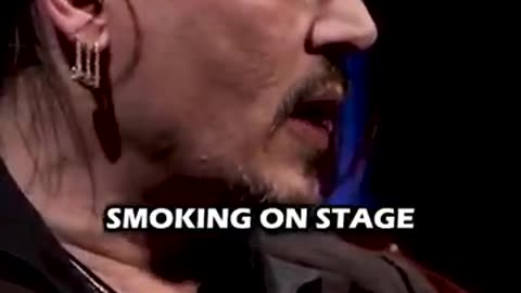 Unveiling the Shocking Truth: Johnny Depp's On-Stage Smoking Controversy Exposed!