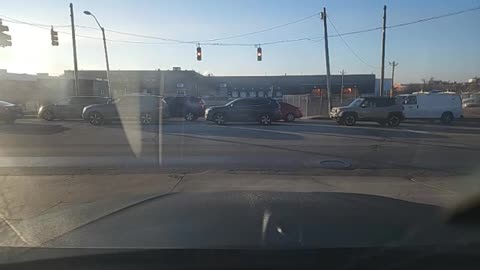 When did people become so comfortable with blocking an intersection for an entire cycle.