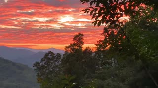 Sunset NW NC High country God’s country Appalachia ❤️ ✝️ 🇺🇸