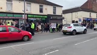 More footage from Carlisle today as locals hit the streets against unvetted fighting age migrant men