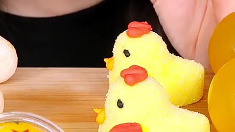 Chicken Marshmallow, Crepe Cake, Jelly #zoeyasmr #zoeymukbang #bigbites #mukbang #asmr #food #먹방 #틱톡
