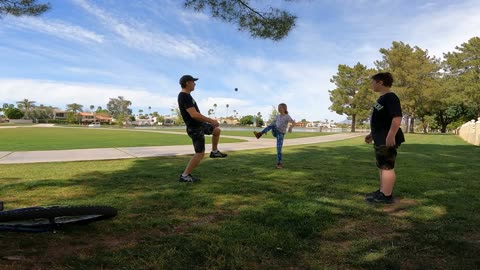 Family hackey sack - beginners