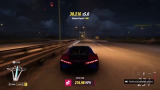 Forza horizon 5 testing the bugatti