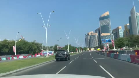 Doha City center | Morning city drive | Qatar |