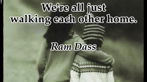 Quick thought. Ram Dass. #shorts
