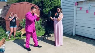 Powder Explodes All Over Wife at Gender Reveal