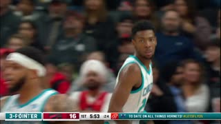 Brandon Miller Buzzer-Beater Over Two Defenders! Hornets Stun Raptors!