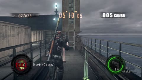 PS4 Resident Evil 5 Mercenaries United Solo Ship Deck Wesker midnight 150 kills