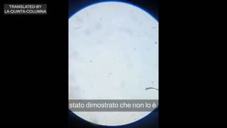 Analisi al microscopio ottico dopo 3 giorni della goccia secca del vaccino dell'epatite B