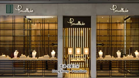 Light luxury jewelry store showcase project in Hong Kong