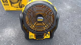 Unboxing DeWalt’s 20v DCE512B Jobsite Fan