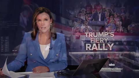 Opening of ABC World News Tonight Highlights Trumps “bloodbath” Speech