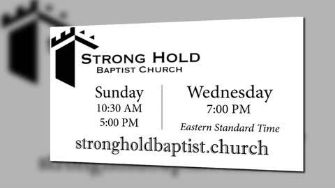 11.30.2022 2 Corinthians 2: Confirm Your Love | Pastor Dave Berzins, Strong Hold Baptist Church