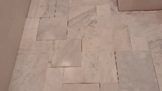 Marble tile French Pattern