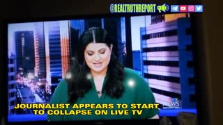 🇨🇦 Canadian journalist appears to collapse on live television!