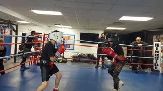 Joey sparring Jacob 1/9/23